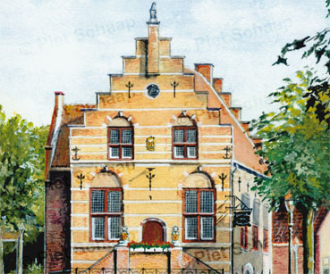 Ouwe Roadhuis Aquarel
